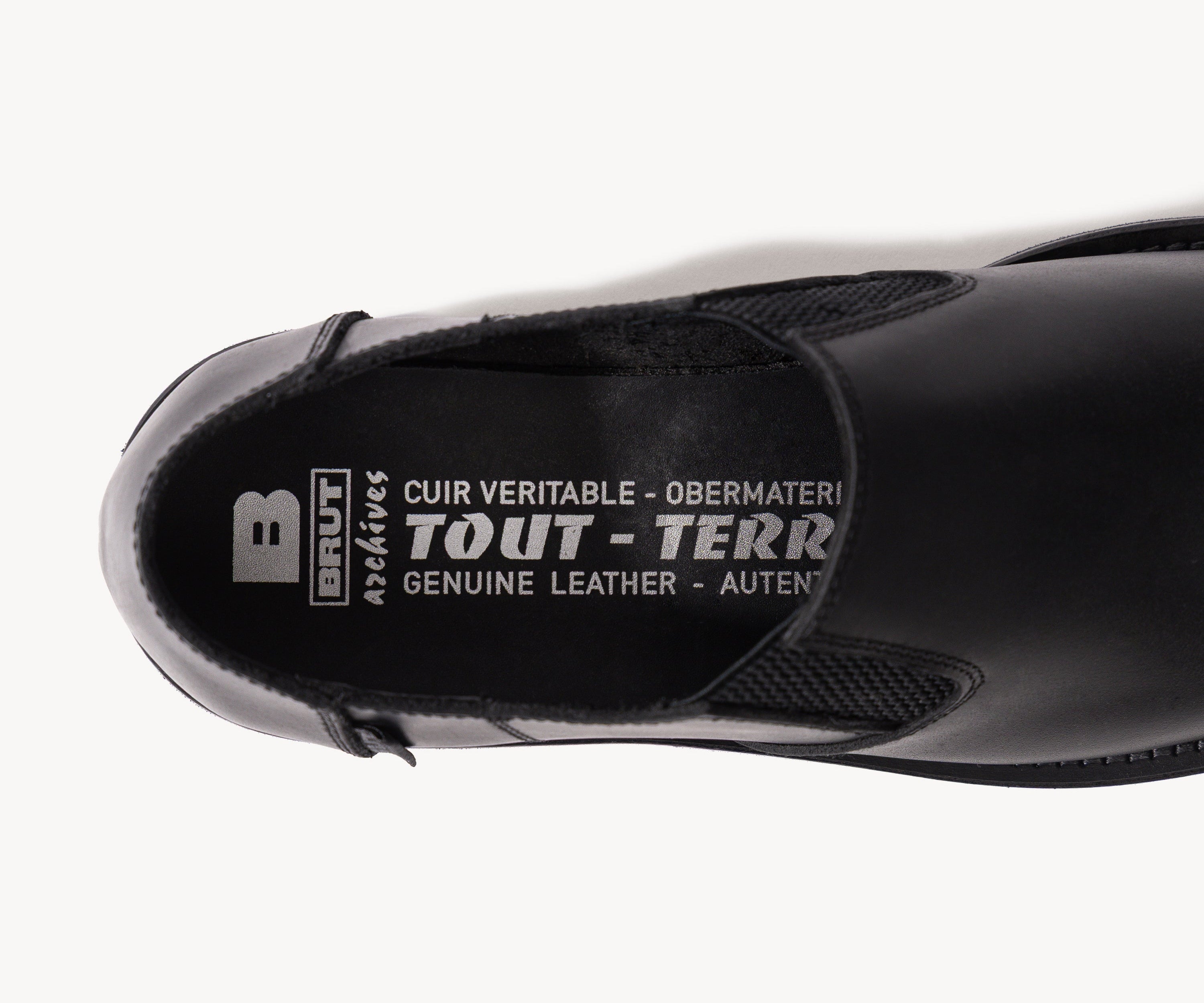 TOUT-TERRAIN SHOES Socks and Shoes 39EU / 6.5US / BLACK - BRUT Clothing US