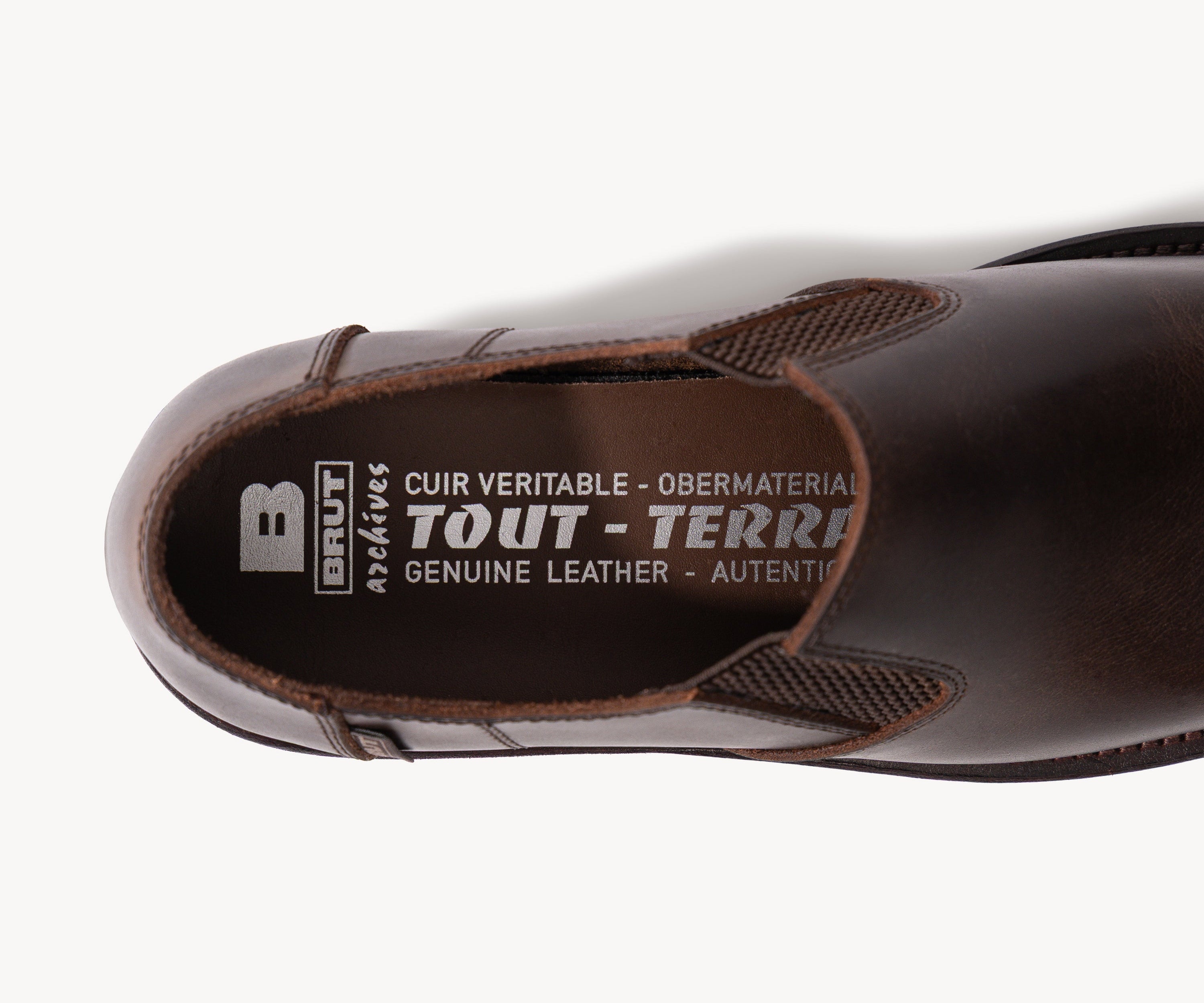 TOUT-TERRAIN SHOES Socks and Shoes 39EU / 6.5US / BROWN - BRUT Clothing US