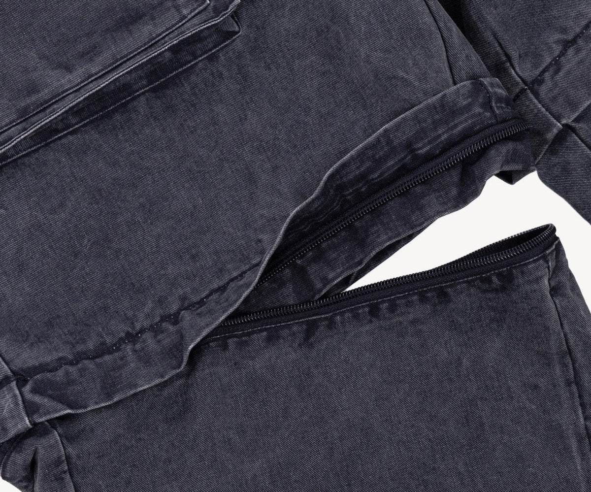 TWO-IN-ONE PANTS Pants US26 / NAVY - BRUT Clothing US