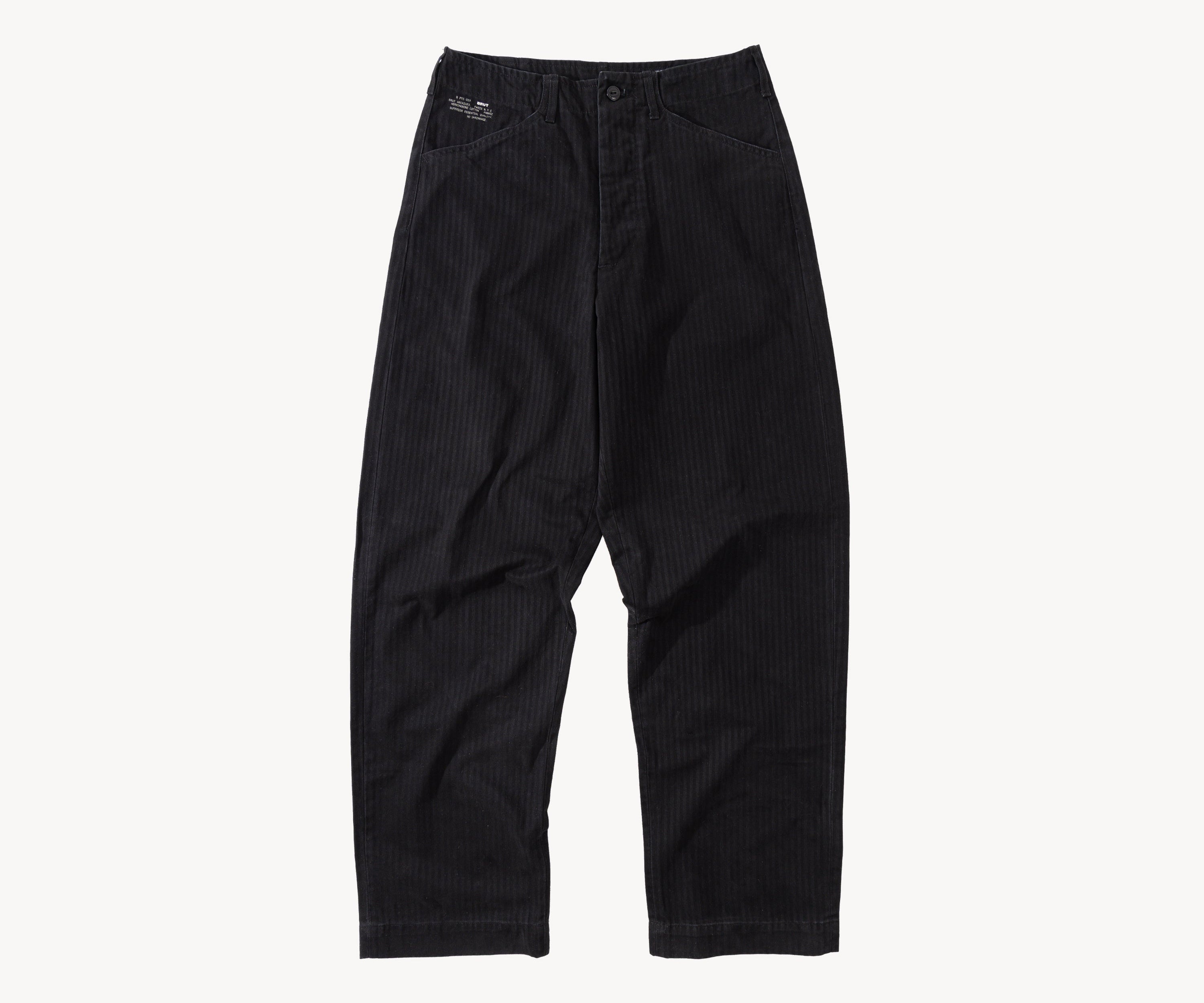 THE UTILITY PANTS Pants US26 / BLACK - BRUT Clothing US