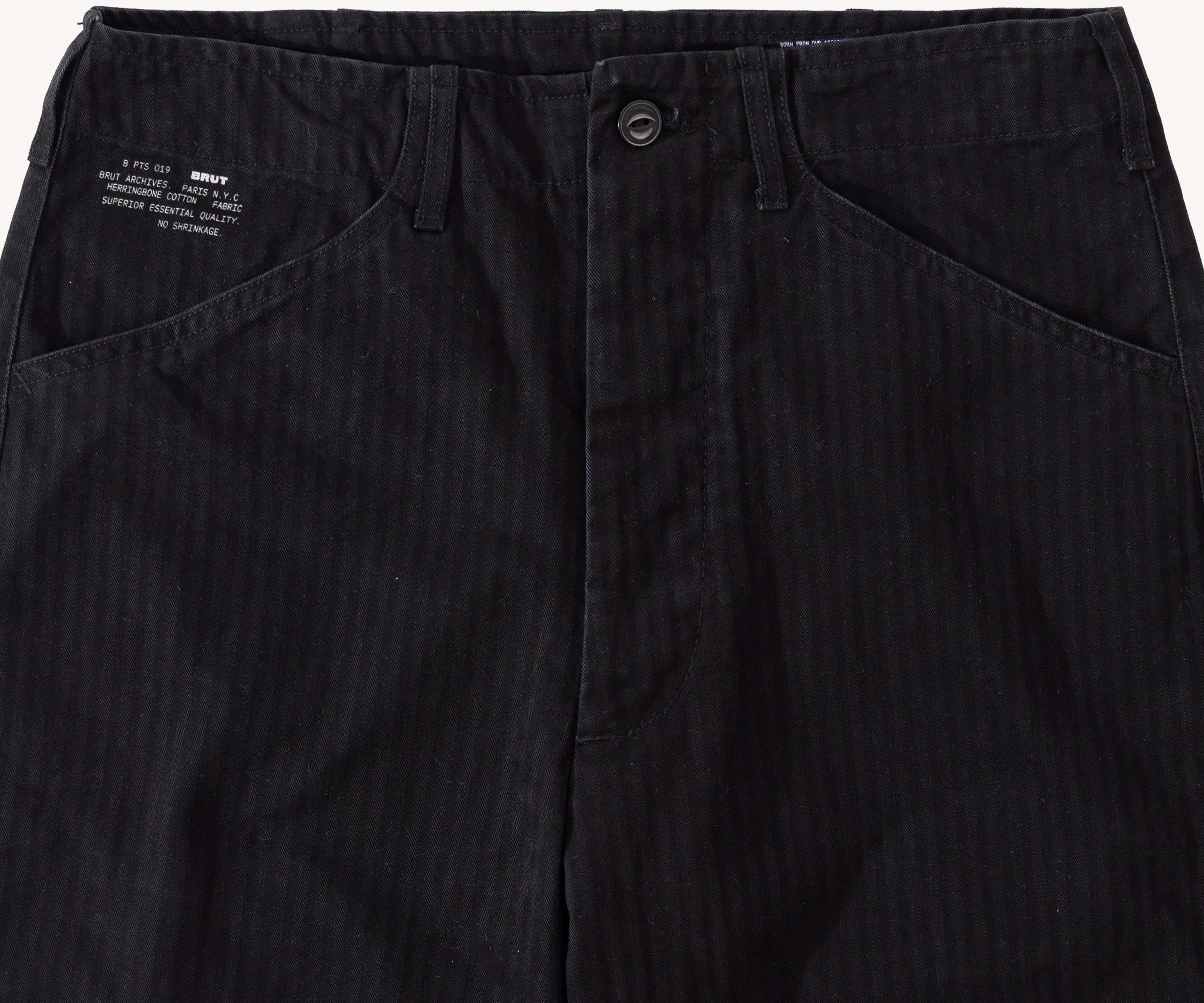 THE UTILITY PANTS Pants US26 / BLACK - BRUT Clothing US