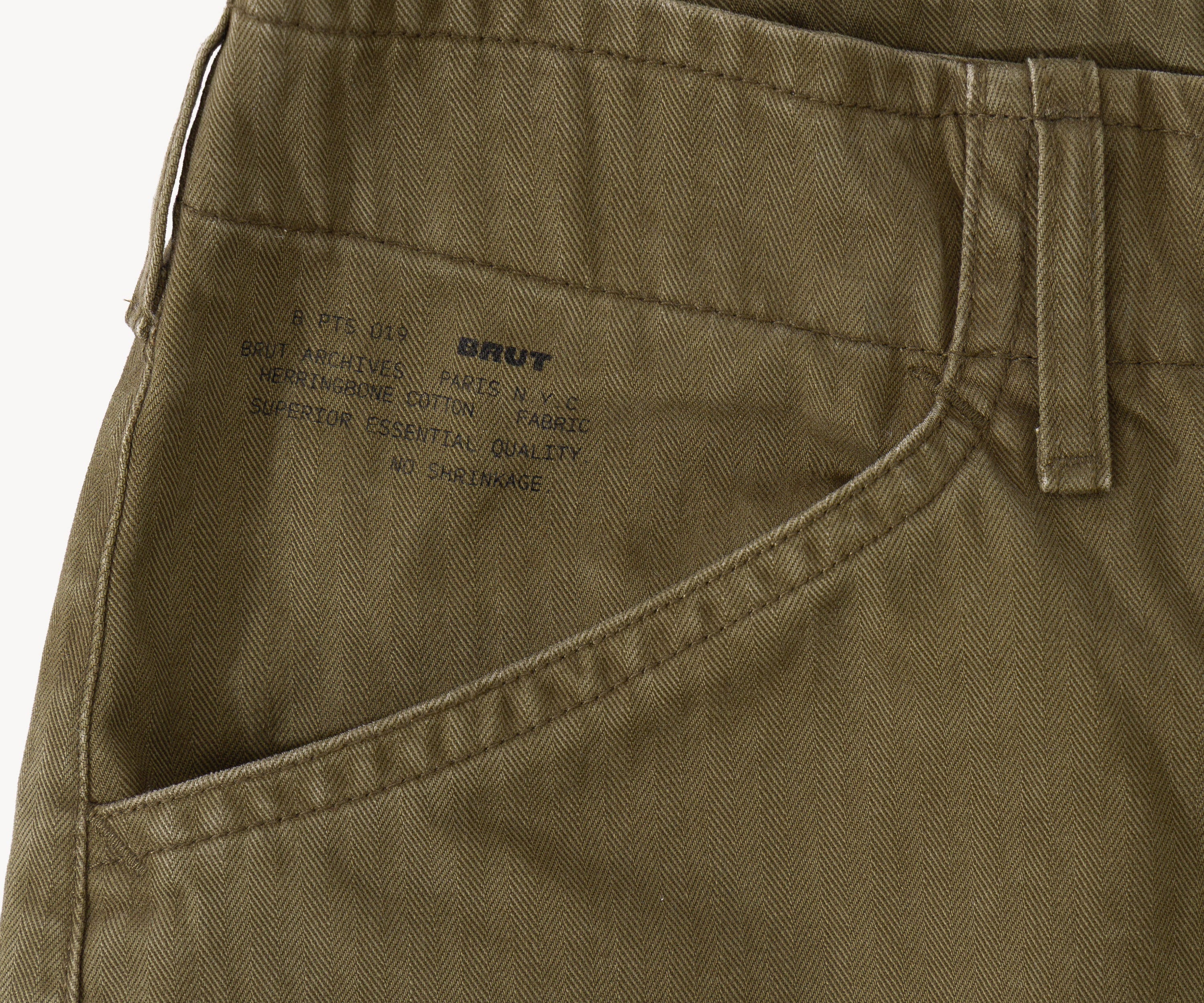 THE UTILITY PANTS Pants US26 / OLIVE GREEN - BRUT Clothing US