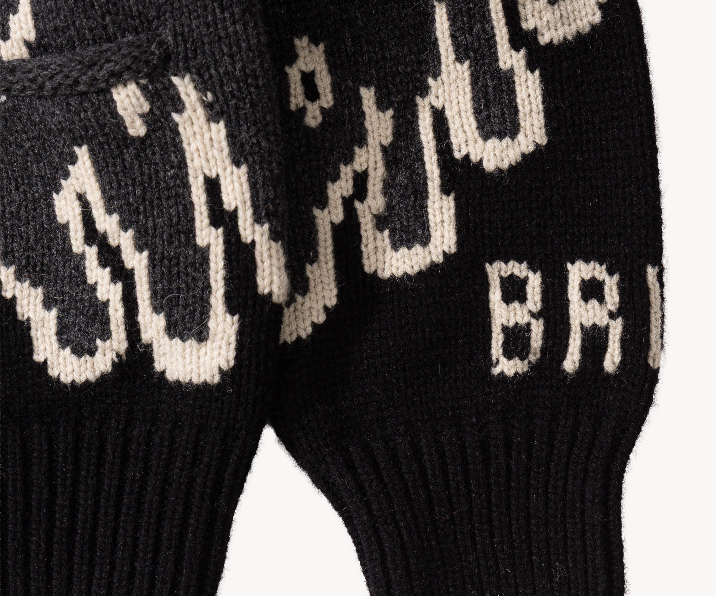 THE WARMEST ZIPPED SWEATER Knitwear SMALL / CHARCOAL / BLACK - BRUT Clothing US
