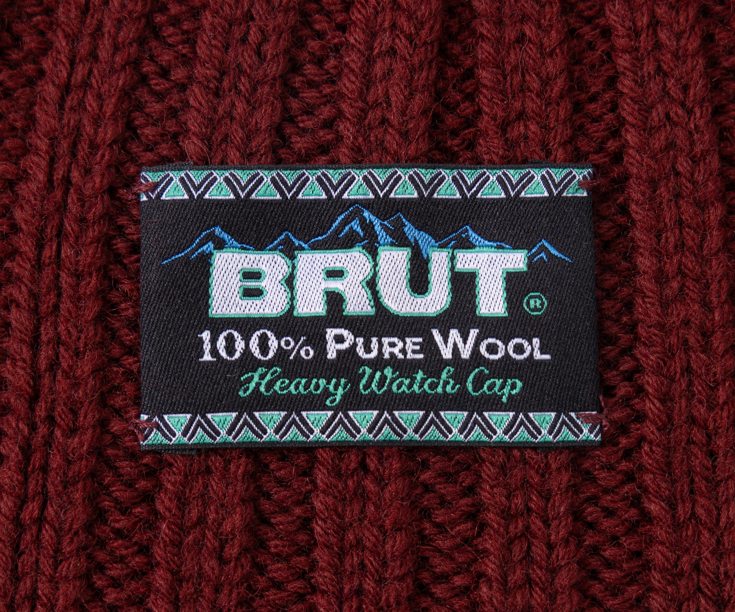 THE HEAVY WATCH CAP Hats and Caps BURGUNDY - BRUT Clothing US
