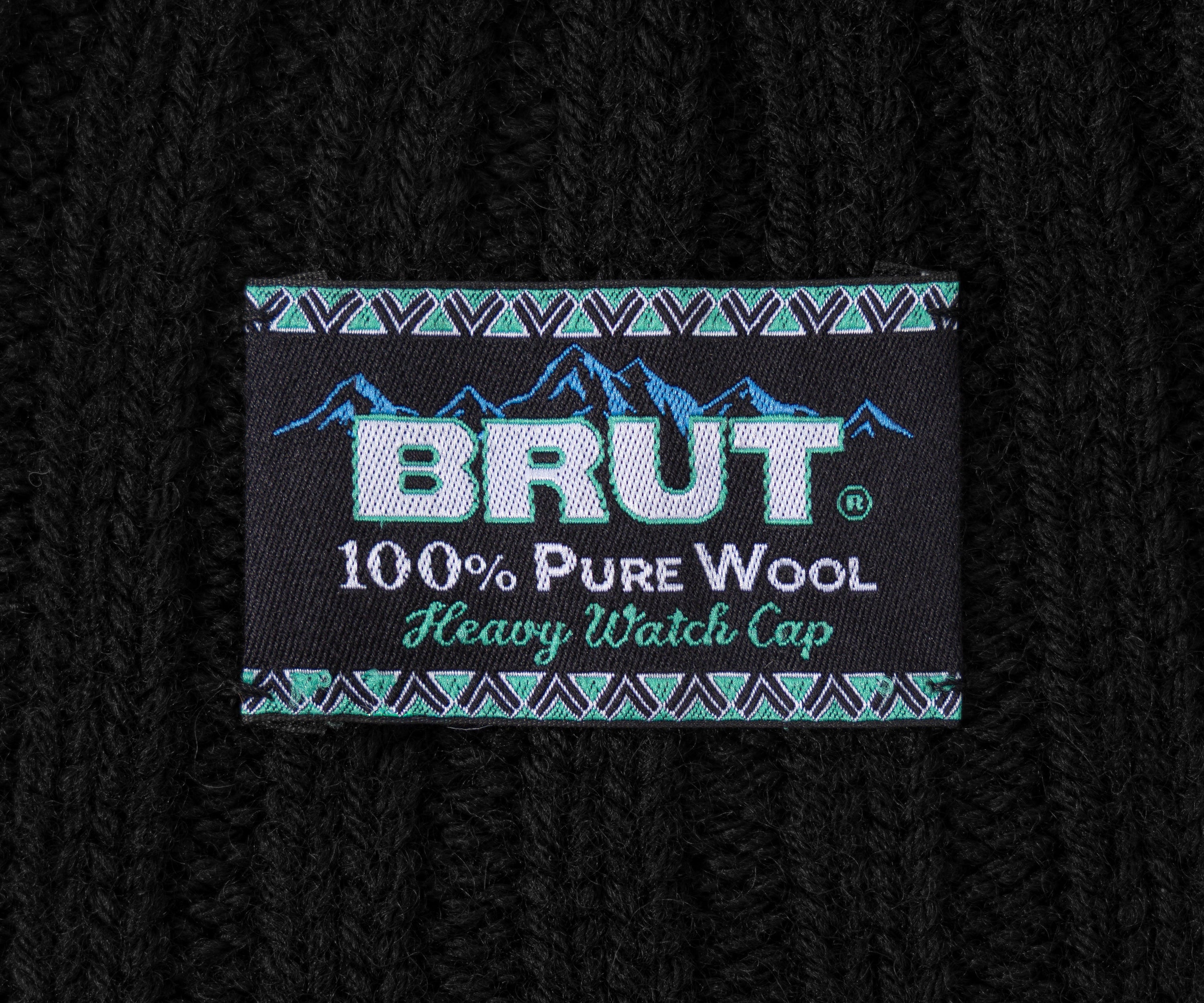 THE HEAVY WATCH CAP Hats and Caps BLACK - BRUT Clothing US