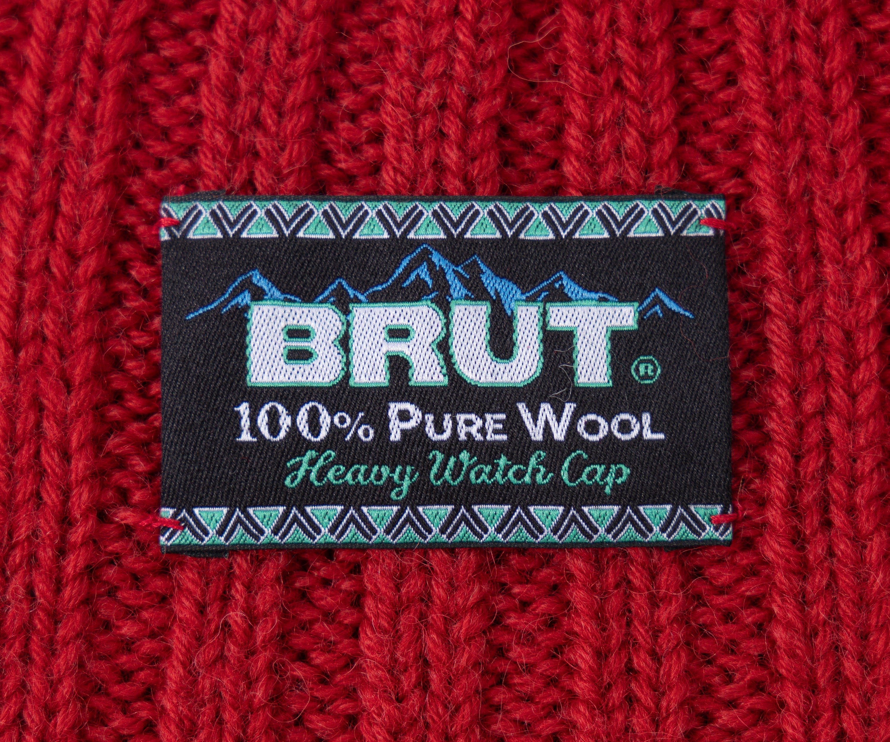 THE HEAVY WATCH CAP Hats and Caps RED - BRUT Clothing US