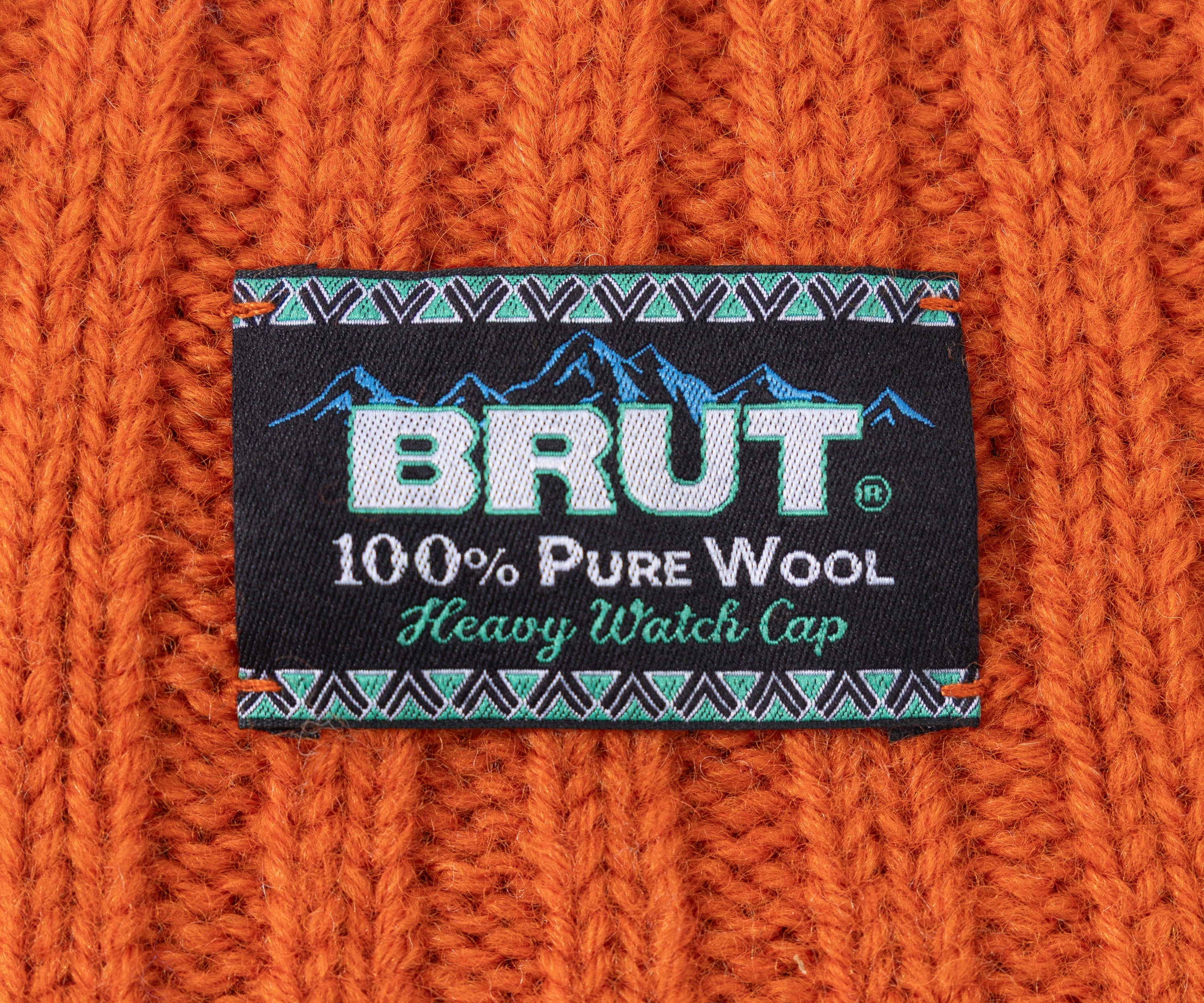 THE HEAVY WATCH CAP Hats and Caps ORANGE - BRUT Clothing US