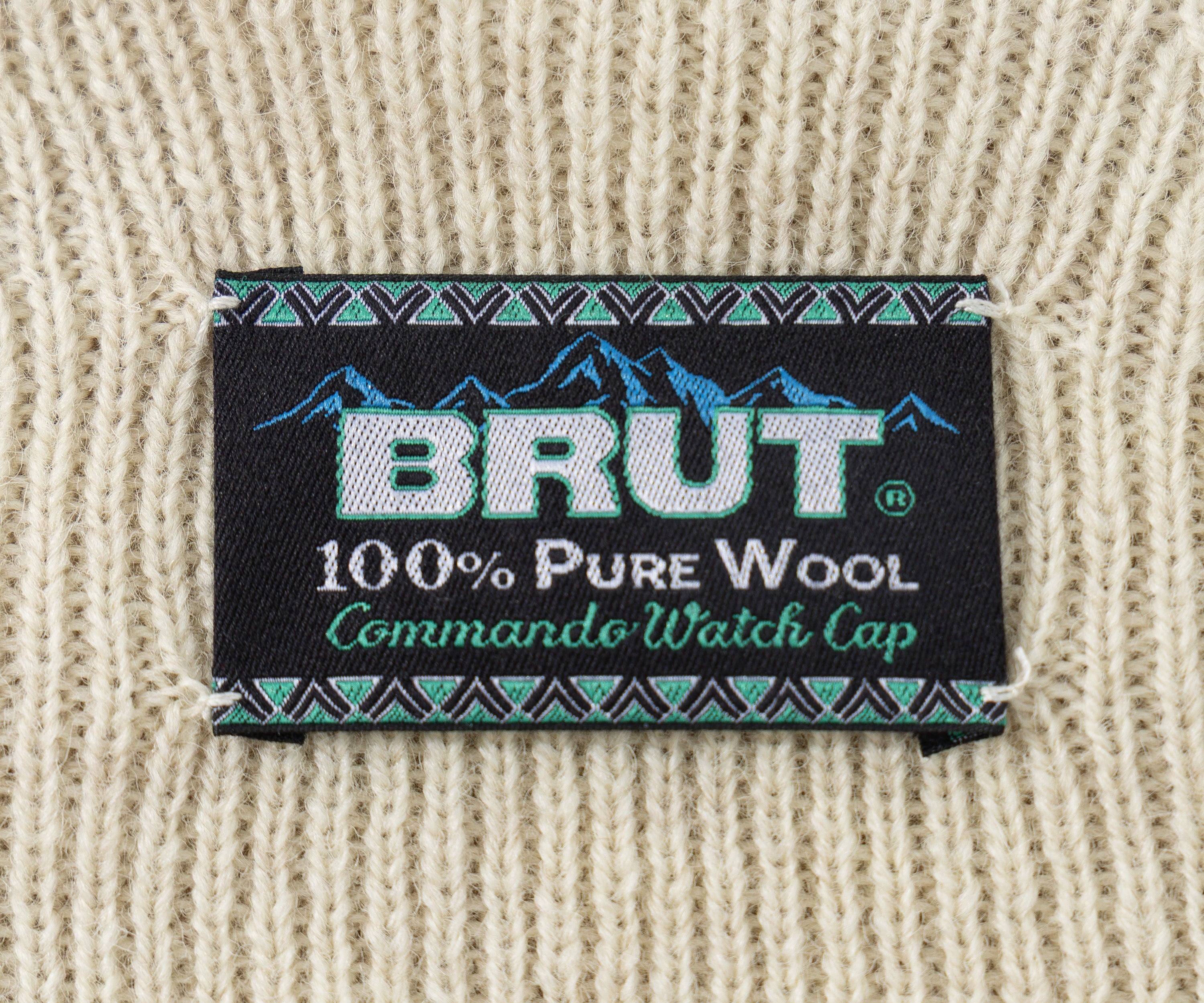 THE COMMANDO WATCH CAP Hats and Caps CREAM - BRUT Clothing US