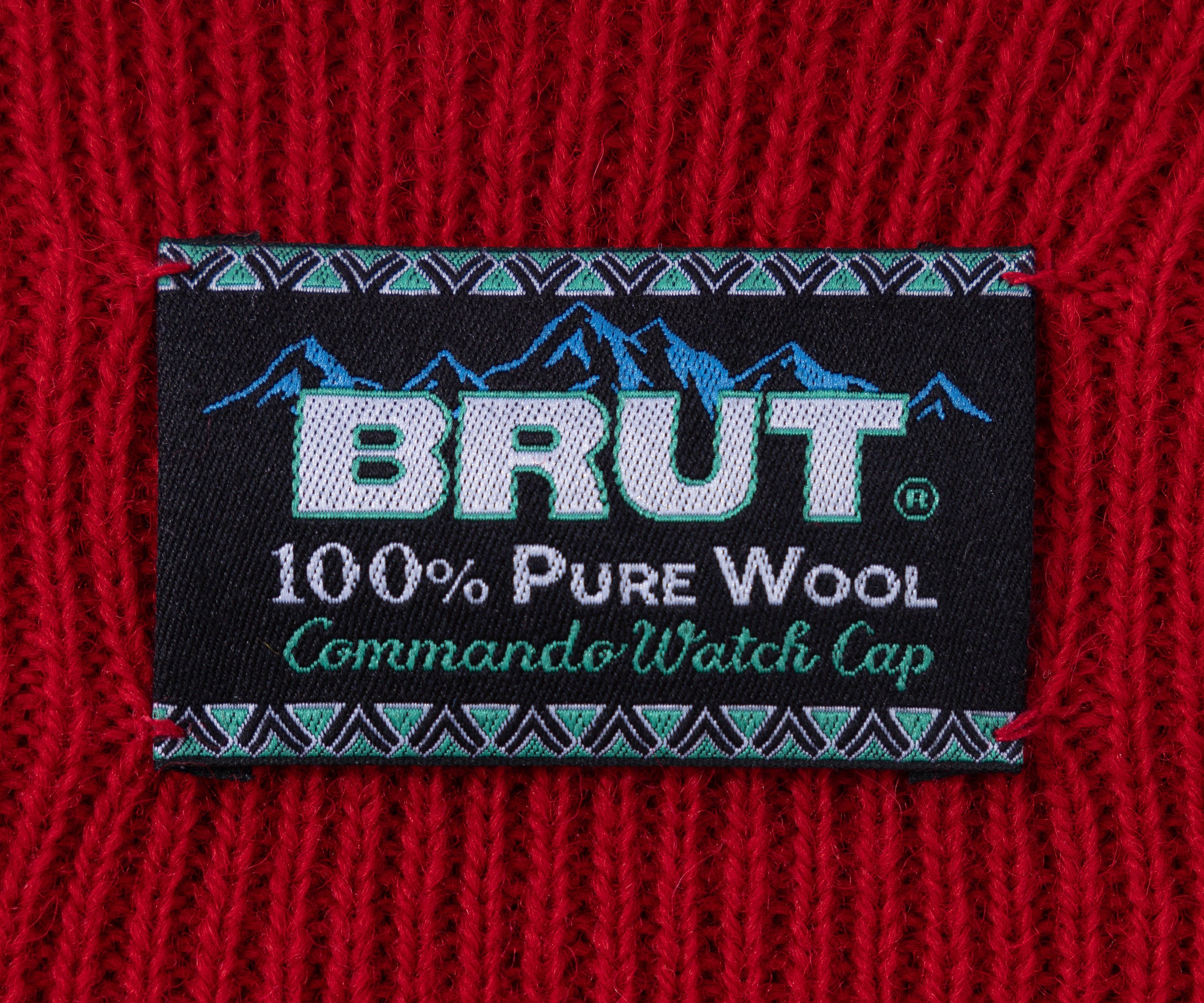 THE COMMANDO WATCH CAP Hats and Caps RED - BRUT Clothing US