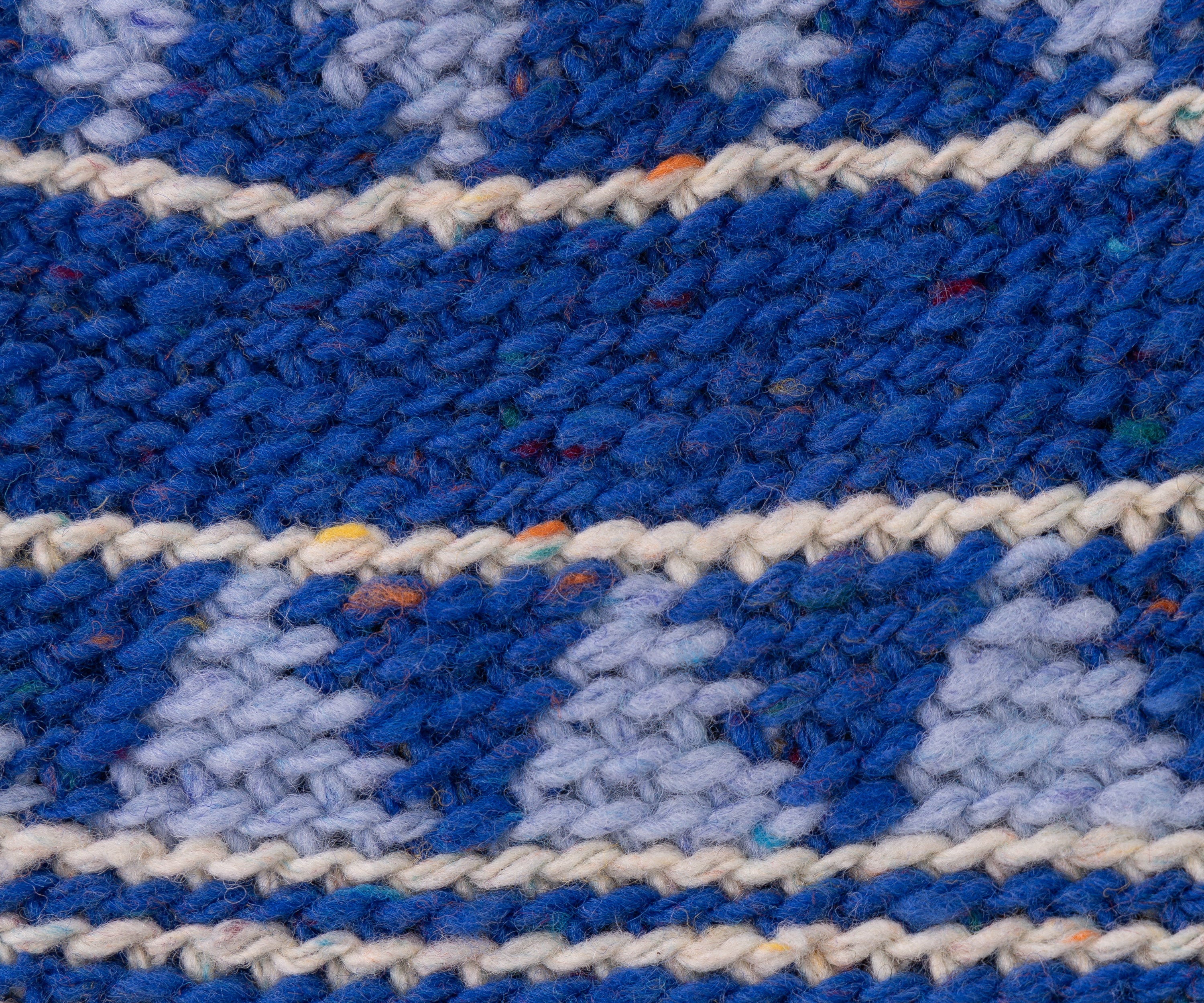 THE HAND-KNIT WATCH CAP Hats and Caps BLUE - BRUT Clothing US