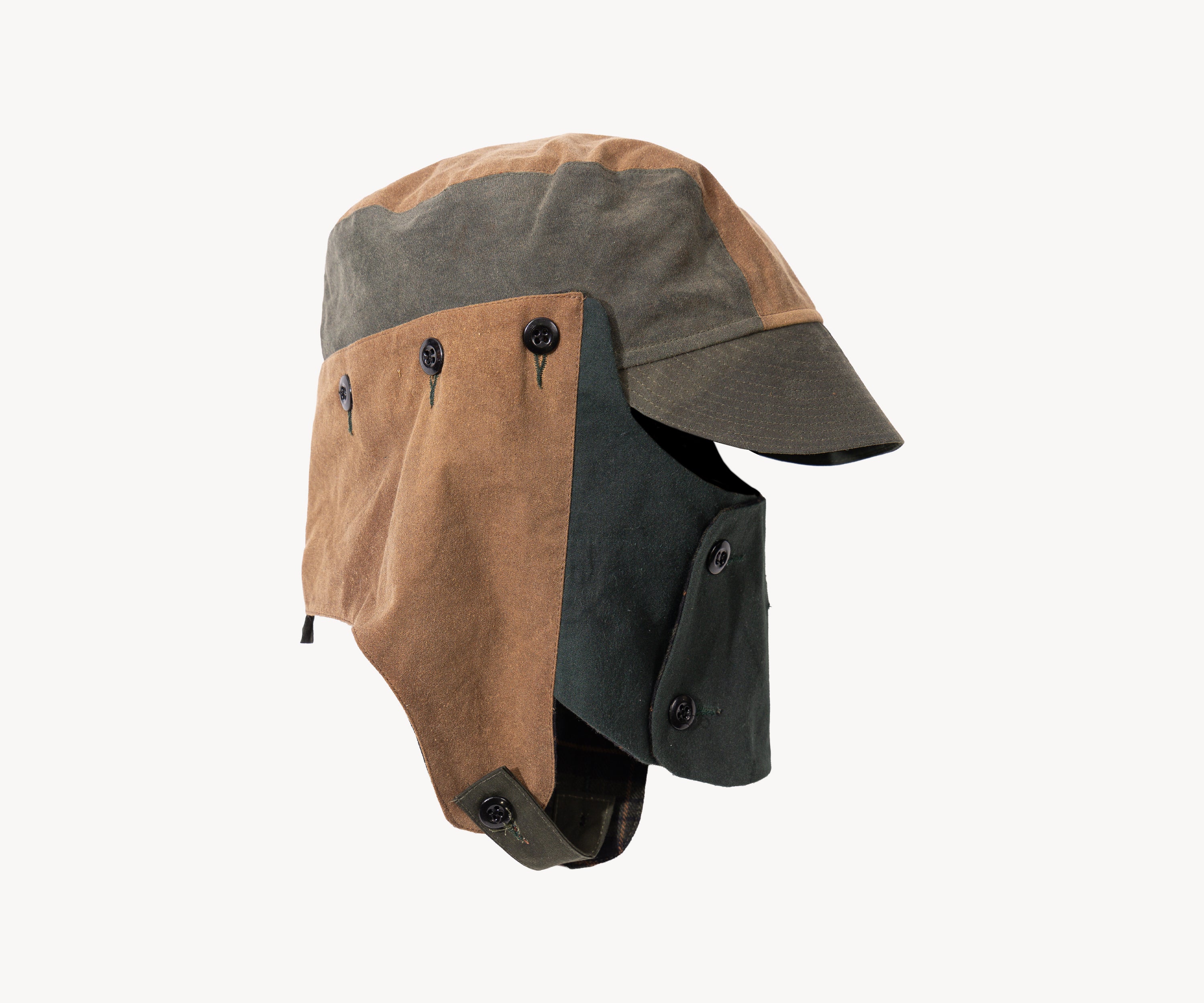 REWORK® MASK WAX HAT - N° 017 Accessories BROWN / ONE SIZE FITS ALL - BRUT Clothing US