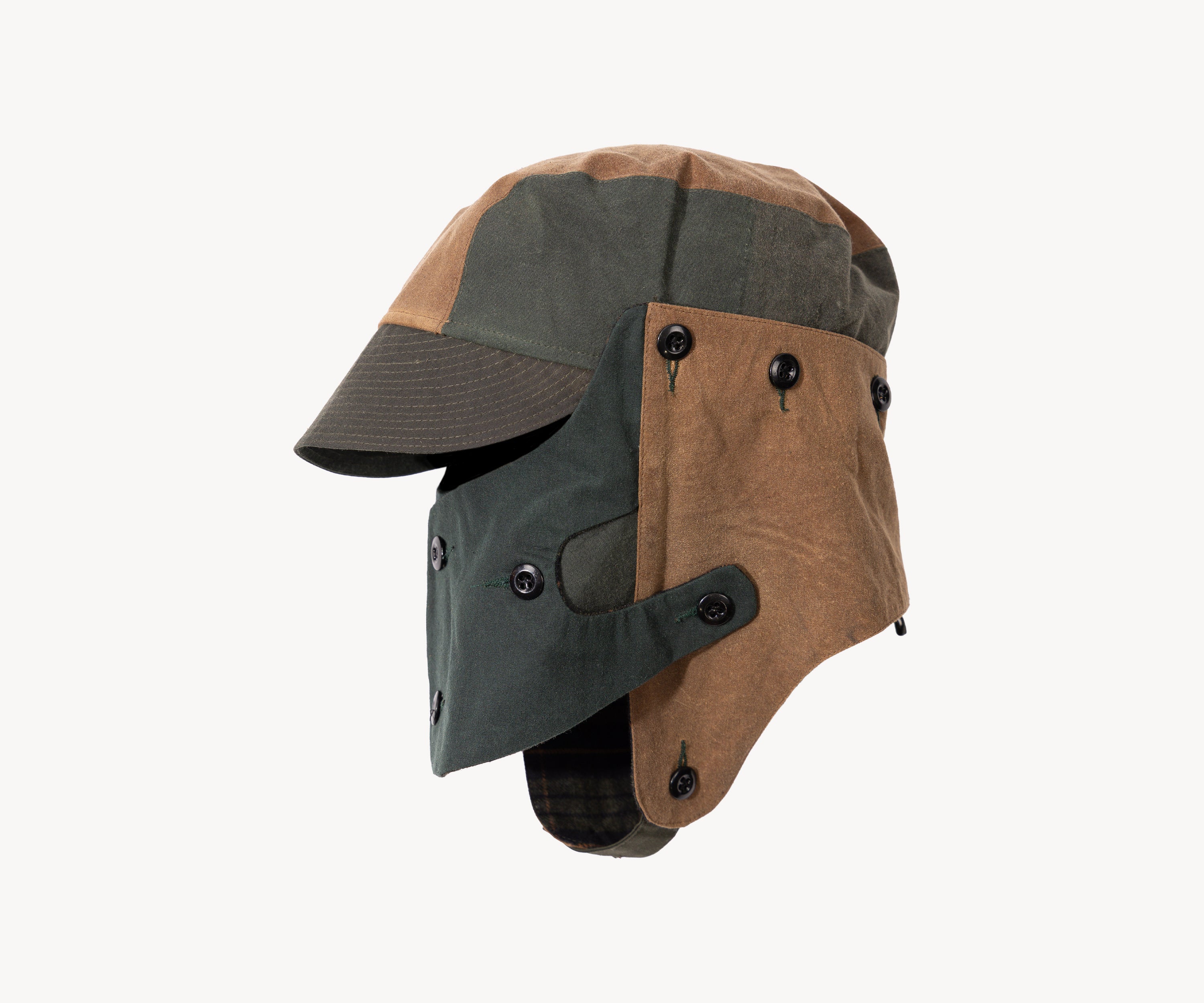REWORK® MASK WAX HAT - N° 017 Accessories BROWN / ONE SIZE FITS ALL - BRUT Clothing US