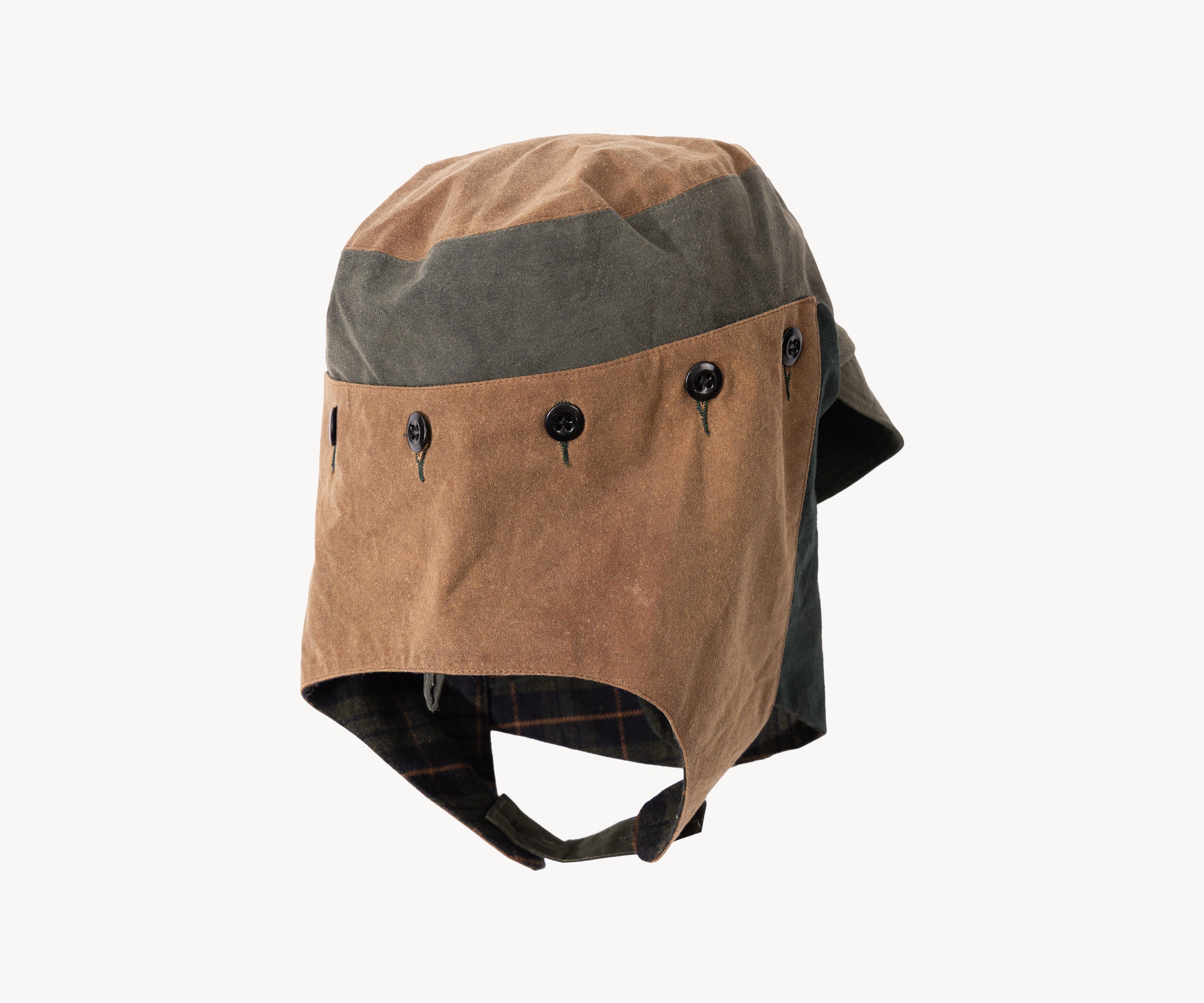 REWORK® MASK WAX HAT - N° 017 Accessories BROWN / ONE SIZE FITS ALL - BRUT Clothing US