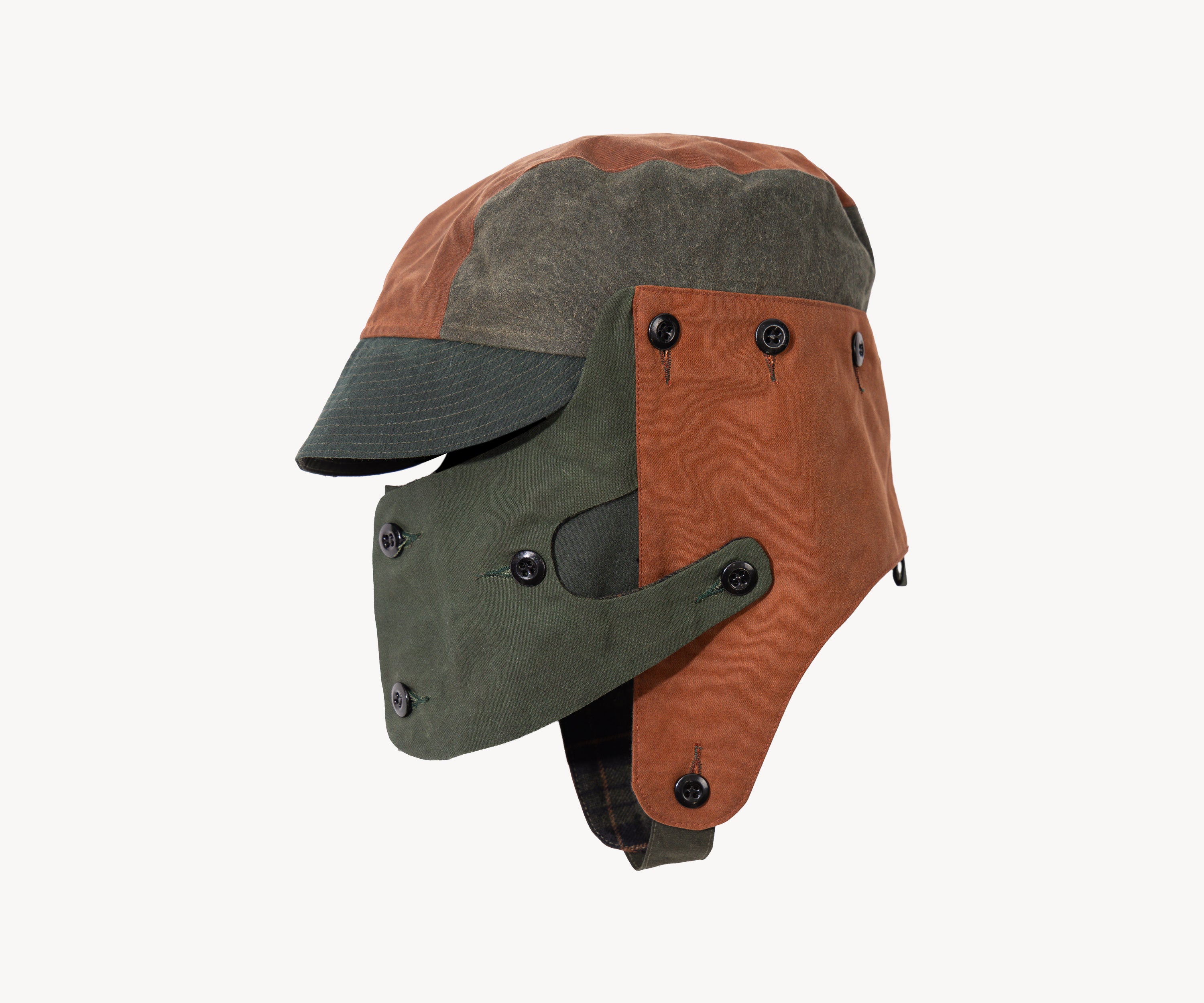 REWORK® MASK WAX HAT - N° 020 Hats and Caps BROWN / ONE SIZE FITS ALL - BRUT Clothing US