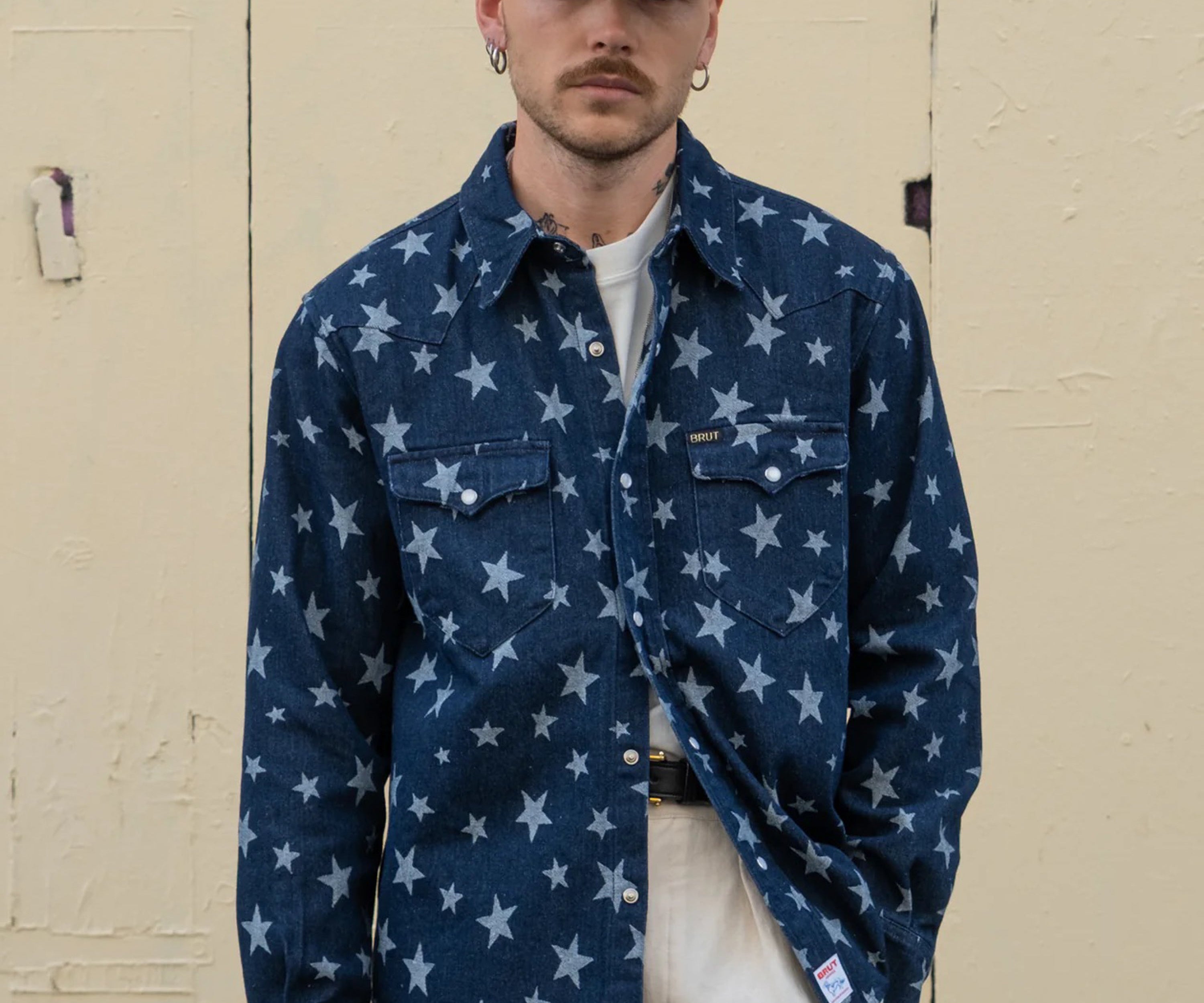 THE WESTERN STAR SHIRT Shirts SMALL / DENIM BLUE - BRUT Clothing US
