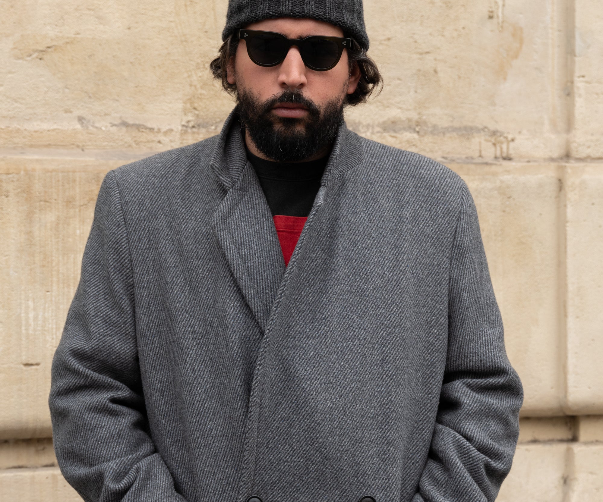 THE POLO COAT Coats & Jackets SMALL / GREY - BRUT Clothing US