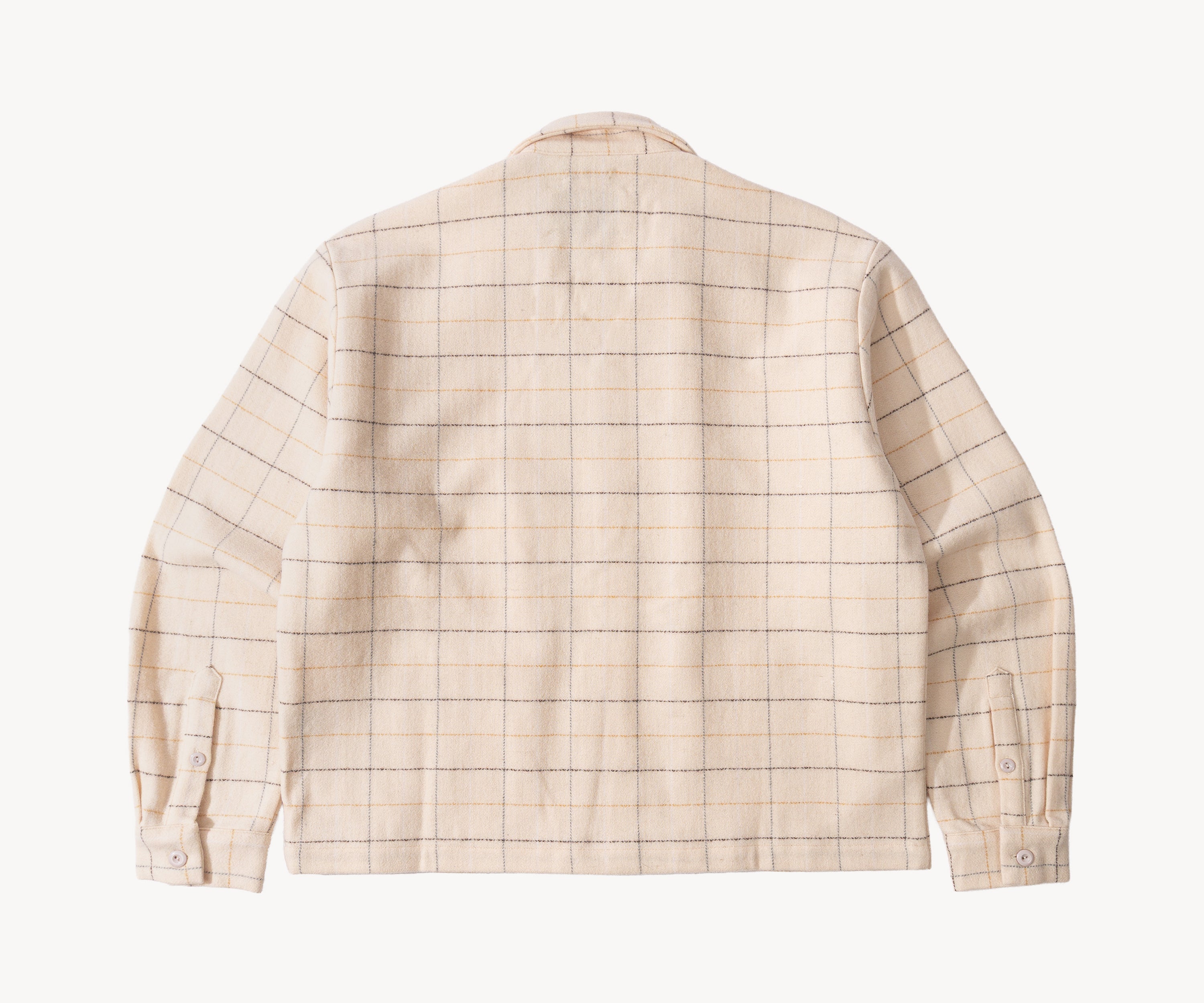 THE WOOL COQUETTE SHIRT Shirts X-SMALL / ECRU - BRUT Clothing US